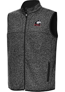 Antigua Northern Illinois Huskies Mens Black Fortune Sleeveless Jacket