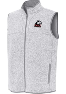 Antigua Northern Illinois Huskies Mens Grey Fortune Sleeveless Jacket