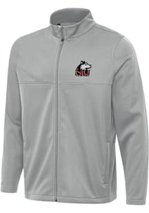 Antigua Northern Illinois Huskies Mens Grey Links 2 Light Weight Jacket