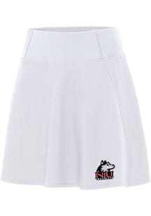 Antigua Northern Illinois Huskies Womens White Chip Skort Skirt