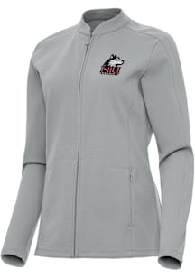 Antigua Northern Illinois Huskies Womens Grey Regard Light Weight Jacket