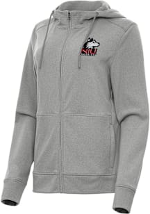 Antigua Northern Illinois Huskies Womens Grey Seeker Light Weight Jacket