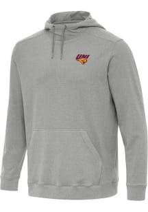 Antigua Northern Iowa Panthers Mens Grey Cloud Long Sleeve Hoodie