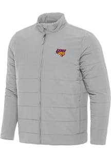 Antigua Northern Iowa Panthers Mens Grey Swelter Filled Jacket