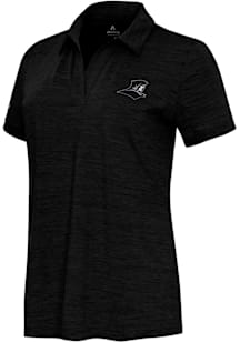 Antigua Providence Friars Womens Black Layout Short Sleeve Polo Shirt