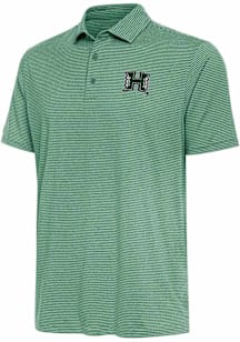 Antigua Hawaii Warriors Mens Green Scheme Short Sleeve Polo