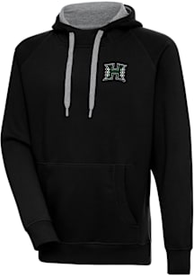 Antigua Hawaii Warriors Mens Black Victory Long Sleeve Hoodie