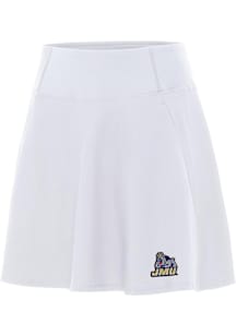Antigua James Madison Dukes Womens White Chip Skort Skirt