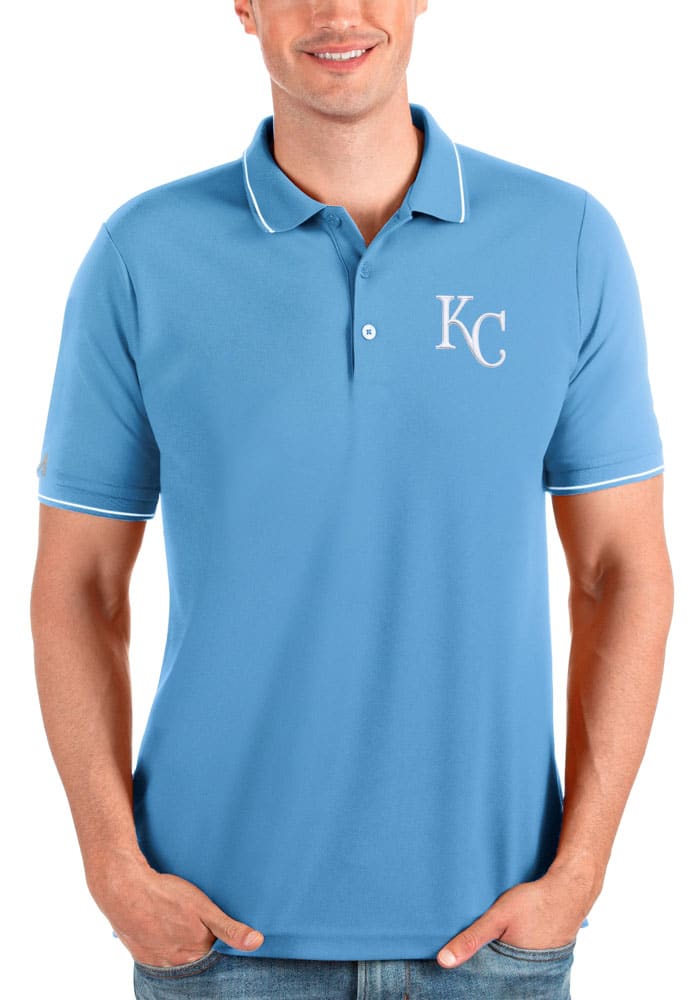 Kansas City Royals Antigua Women's Legacy Pique Polo - Gray