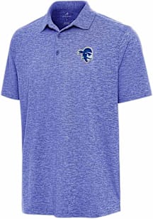 Antigua Seton Hall Pirates Mens Blue Par 3 Short Sleeve Polo