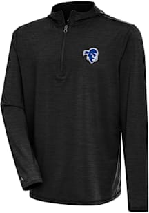 Antigua Seton Hall Pirates Mens Black Tidy Long Sleeve Qtr Zip Pullover
