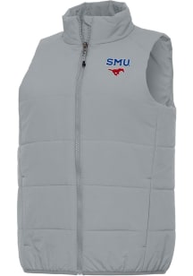 Antigua SMU Mustangs Womens Grey Experience Vest
