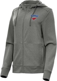 Antigua SMU Mustangs Womens Black Seeker Light Weight Jacket