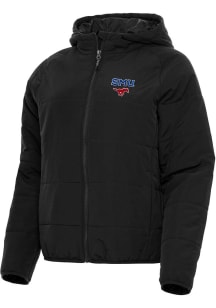 Antigua SMU Mustangs Womens Black Universe Filled Jacket