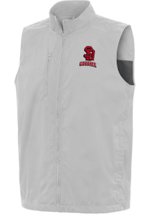 Antigua South Dakota Coyotes Mens Grey Brisk Sleeveless Jacket