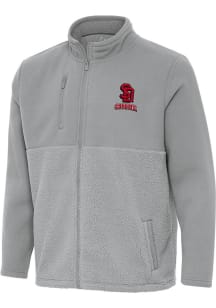 Antigua South Dakota Coyotes Mens Grey Daily Fused Medium Weight Jacket