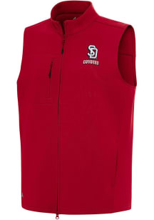 Antigua South Dakota Coyotes Mens Red Demand Sleeveless Jacket