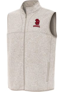 Antigua South Dakota Coyotes Mens Oatmeal Fortune Sleeveless Jacket