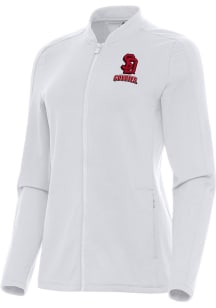 Antigua South Dakota Coyotes Womens White Continual Light Weight Jacket