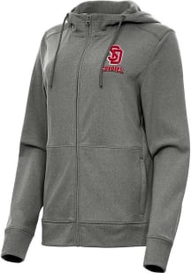 Antigua South Dakota Coyotes Womens Black Seeker Light Weight Jacket