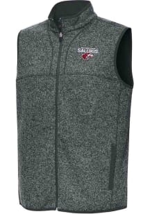 Antigua Southern Illinois Salukis Mens Grey Fortune Sleeveless Jacket