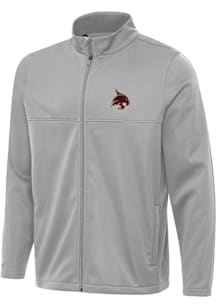 Antigua Texas State Bobcats Mens Grey Links 2 Light Weight Jacket