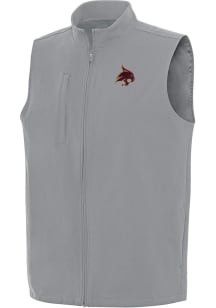 Antigua Texas State Bobcats Mens Grey Regard Sleeveless Jacket