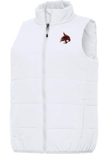 Antigua Texas State Bobcats Womens White Experience Vest