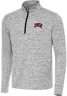 Antigua UNLV Runnin Rebels Mens Black Cause Long Sleeve Qtr Zip Pullover