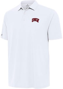 Antigua UNLV Runnin Rebels Mens White Era Short Sleeve Polo