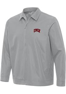 Antigua UNLV Runnin Rebels Mens Grey Pivot Light Weight Jacket