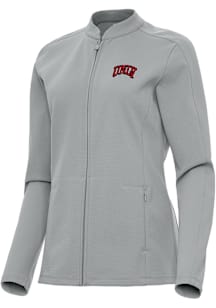 Antigua UNLV Runnin Rebels Womens Grey Regard Light Weight Jacket