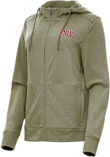 Antigua UNLV Runnin Rebels Womens Olive Seeker Light Weight Jacket