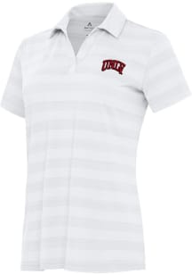Antigua UNLV Runnin Rebels Womens White Tunnel Short Sleeve Polo Shirt