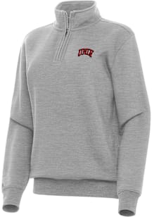 Antigua UNLV Runnin Rebels Womens Grey Victory Qtr Zip