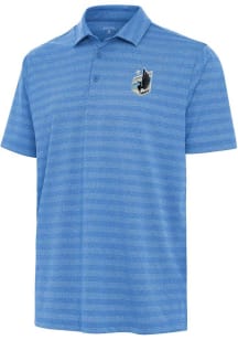 Antigua Minnesota United FC Mens Light Blue Urge Short Sleeve Polo