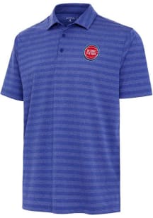 Antigua Detroit Pistons Mens Blue Urge Short Sleeve Polo