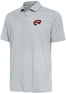 Antigua Western Kentucky Hilltoppers Mens Grey Scheme Short Sleeve Polo