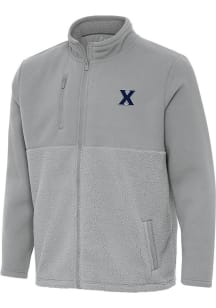 Antigua Xavier Musketeers Mens Grey Daily Fused Medium Weight Jacket