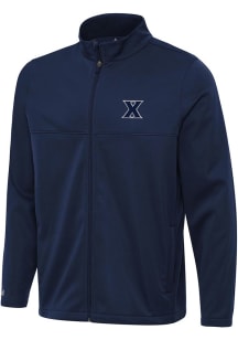 Antigua Xavier Musketeers Mens Navy Blue Links 2 Light Weight Jacket