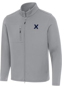 Antigua Xavier Musketeers Mens Grey Objection Light Weight Jacket