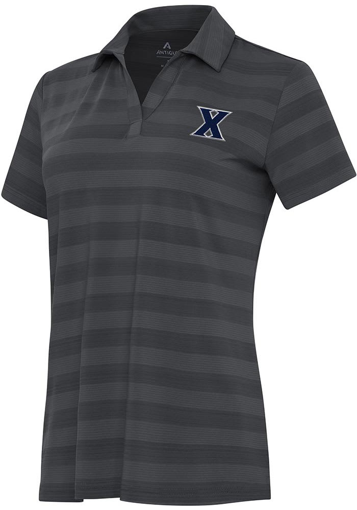 Antigua Xavier Musketeers Womens Tunnel Short Sleeve Polo Shirt