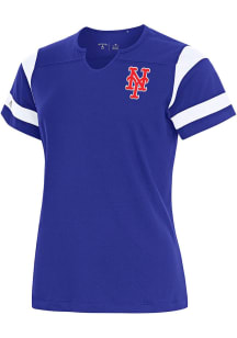 Antigua New York Mets Womens  Encounter Short Sleeve T-Shirt