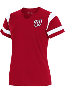 Antigua Washington Nationals Womens  Encounter Short Sleeve T-Shirt