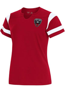 Antigua DC United Womens  Encounter Short Sleeve T-Shirt