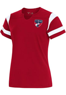 Antigua FC Dallas Womens  Encounter Short Sleeve T-Shirt