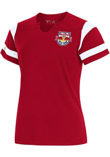 Antigua New York Red Bulls Womens  Encounter Short Sleeve T-Shirt