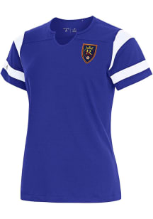Antigua Real Salt Lake Womens  Encounter Short Sleeve T-Shirt