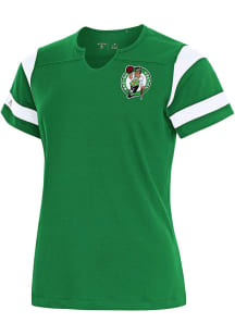 Antigua Boston Celtics Womens Green Encounter Short Sleeve T-Shirt