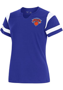 Antigua New York Knicks Womens  Encounter Short Sleeve T-Shirt